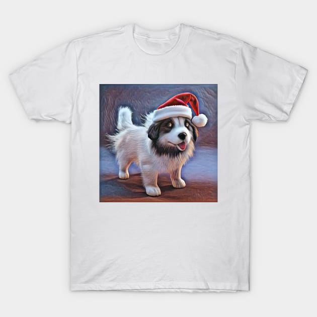 Christmas Pup Apparel T-Shirt by Topher's Emporium